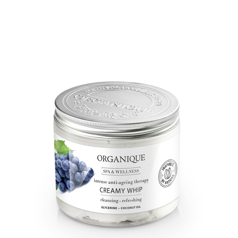 organique cosmetics Mousse de douche anti-âge au raisin Mousse de douche