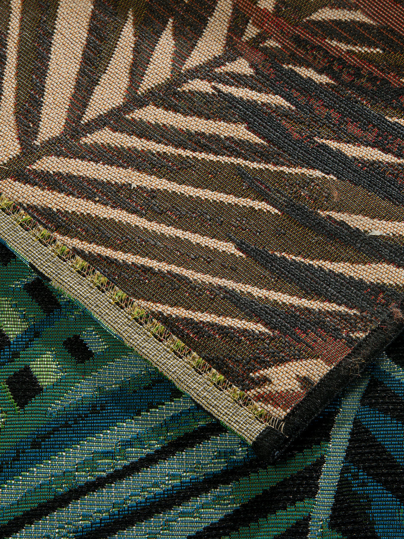 Galapagos Outdoor-Teppich, Leaf Black