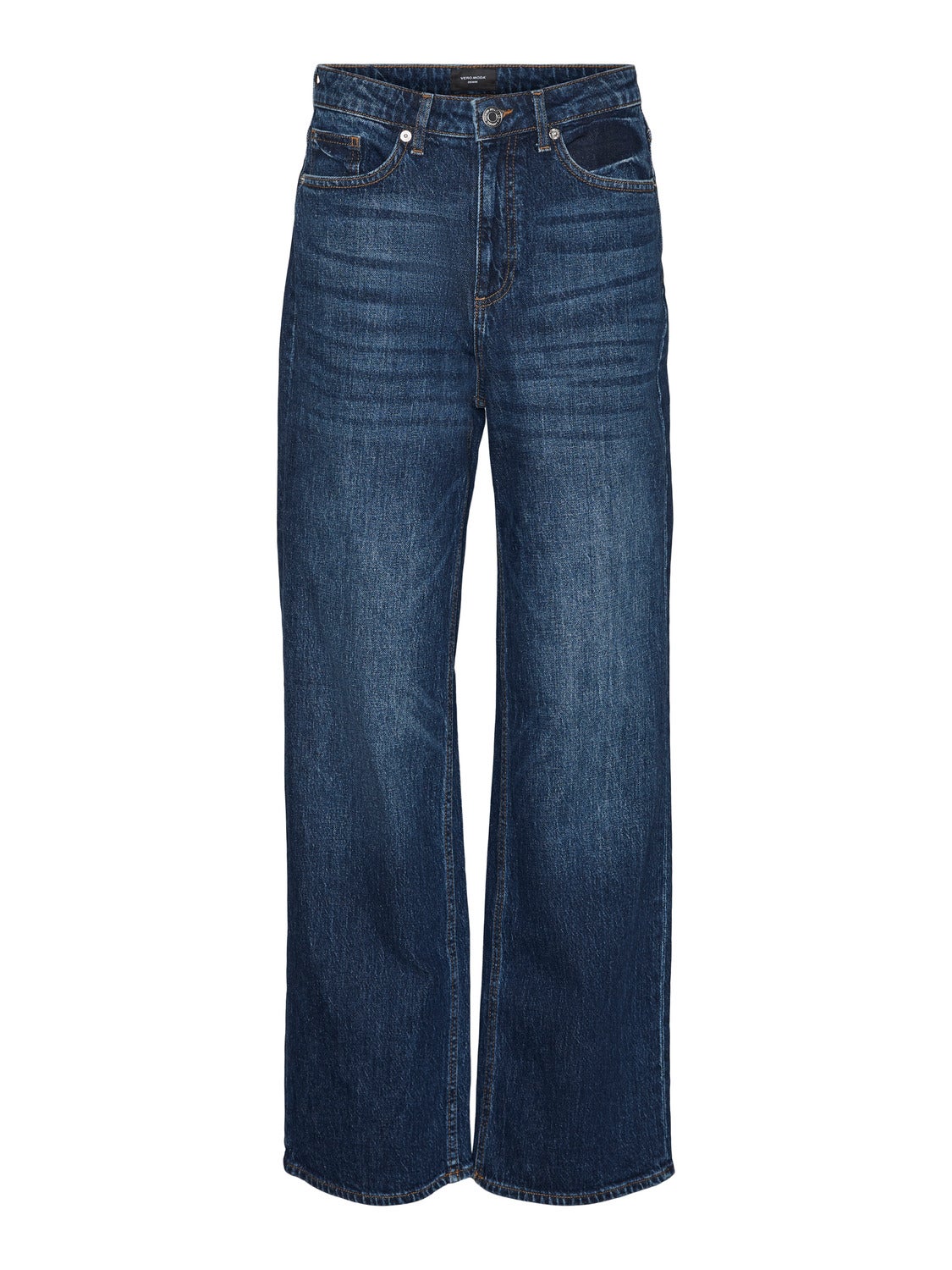 VMTESSA Hohe Taille Weit geschnitten Jeans