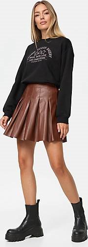 Threadbare Lederimitatrock