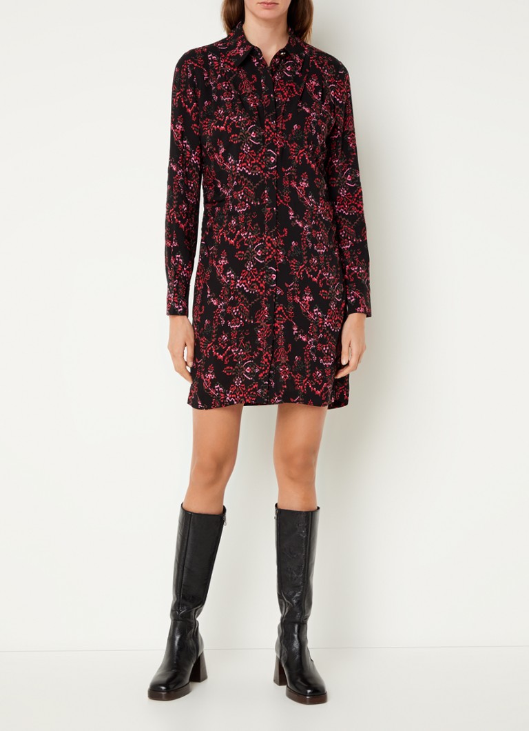 Abito corto a blusa Siena di Fifth House con stampa floreale