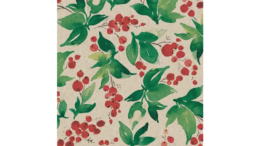 Bella Casa ECO Servietten 33x33cm Misteletoes