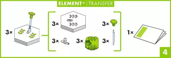 GraviTrax Element Transfer - Kugelbahn-Erweiterung für Kinder ab 8 Jahren