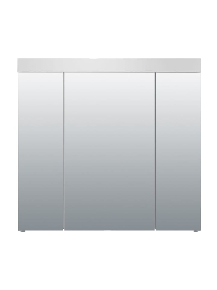 ebuy24 Spiegelschrank Devon Weiß 80 x 16 cm günstig kaufen onesize