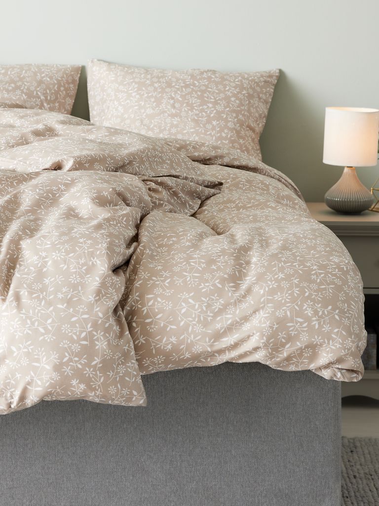 BELLA basic bedding set BELLA microfiber 140x200 gray