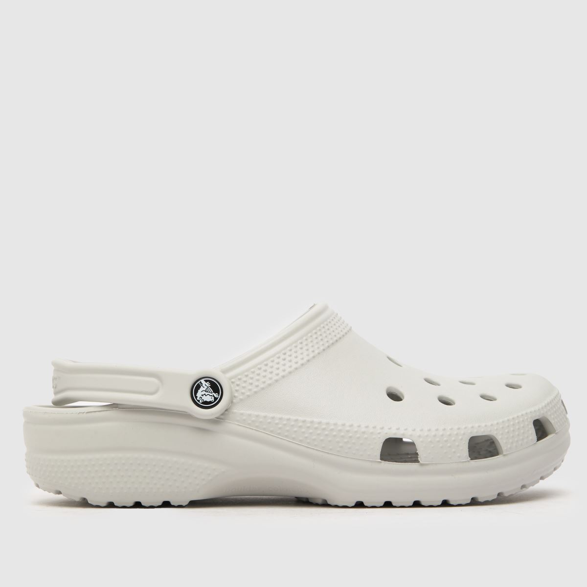 Crocs – Ljusgrå klassiska träskor