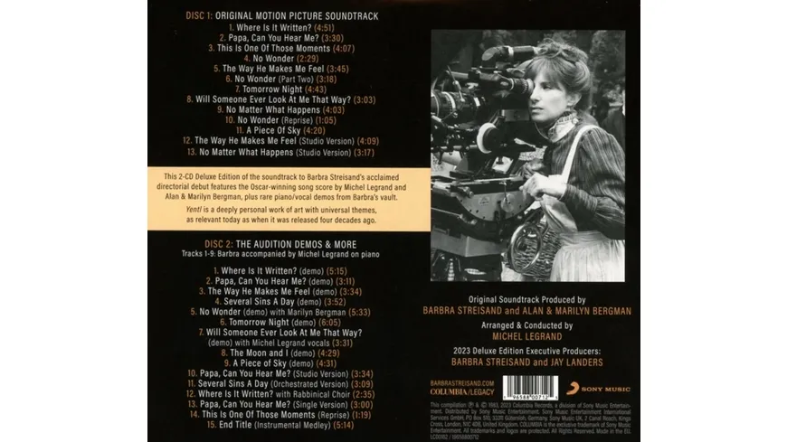 YENTL: 40th Anniversary Deluxe Edition
