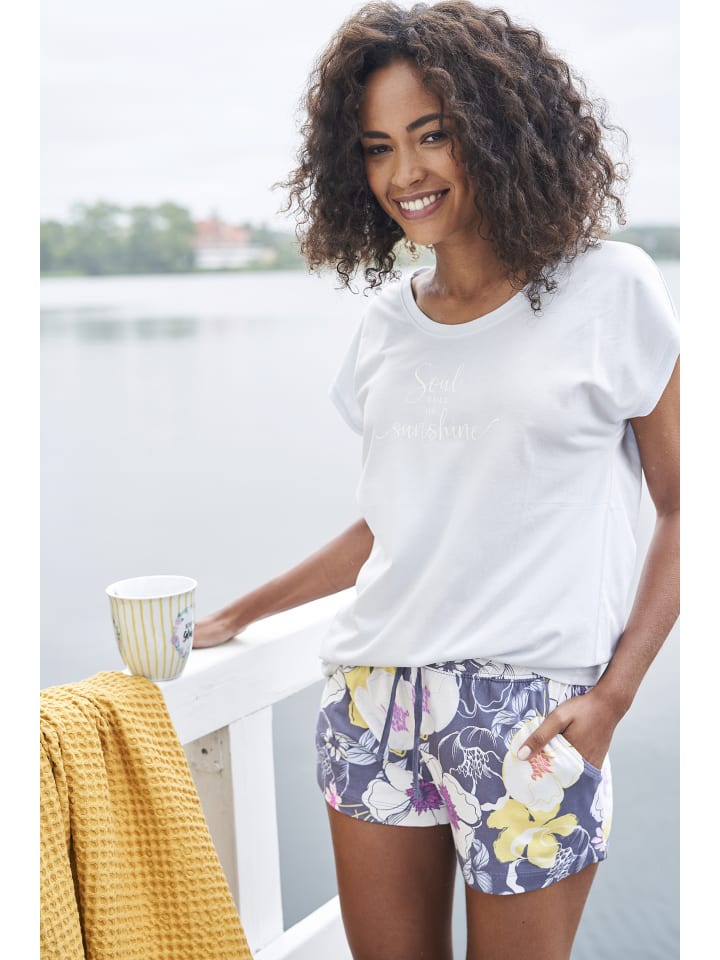 VIVANCE DREAMS Schlafshorts in geblümt günstig kaufen