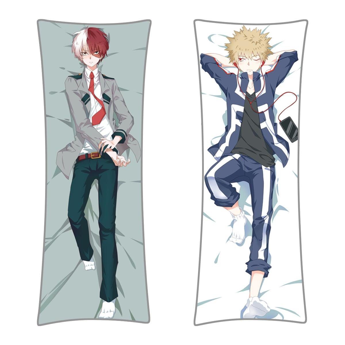 GalaxyCat Seitenschläferkissen Shoto & Katsuki Umarmungskissen, Dakimakura für, Dakimakura Bezug mit Shoto & Katsuki