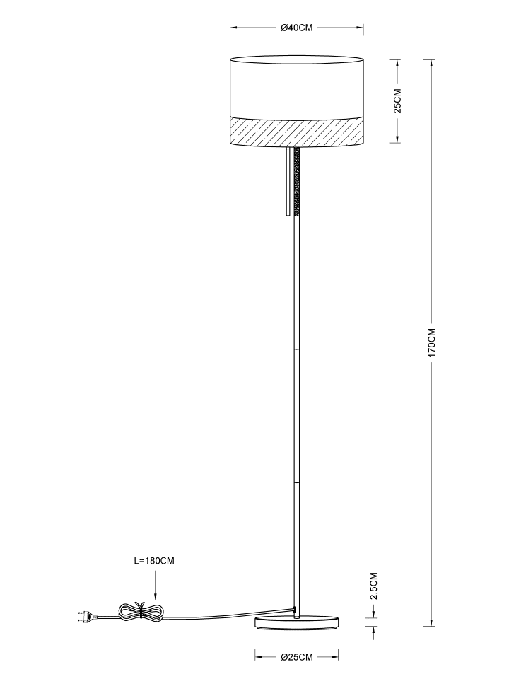 Globo lighting Stehleuchte 