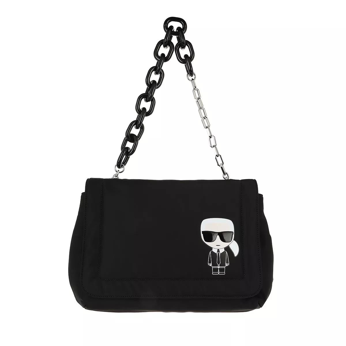 LAGERFELD Handtaschen schwarz Satchel