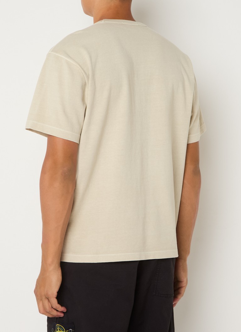Tricou Stone Island 22258 cu logo brodat