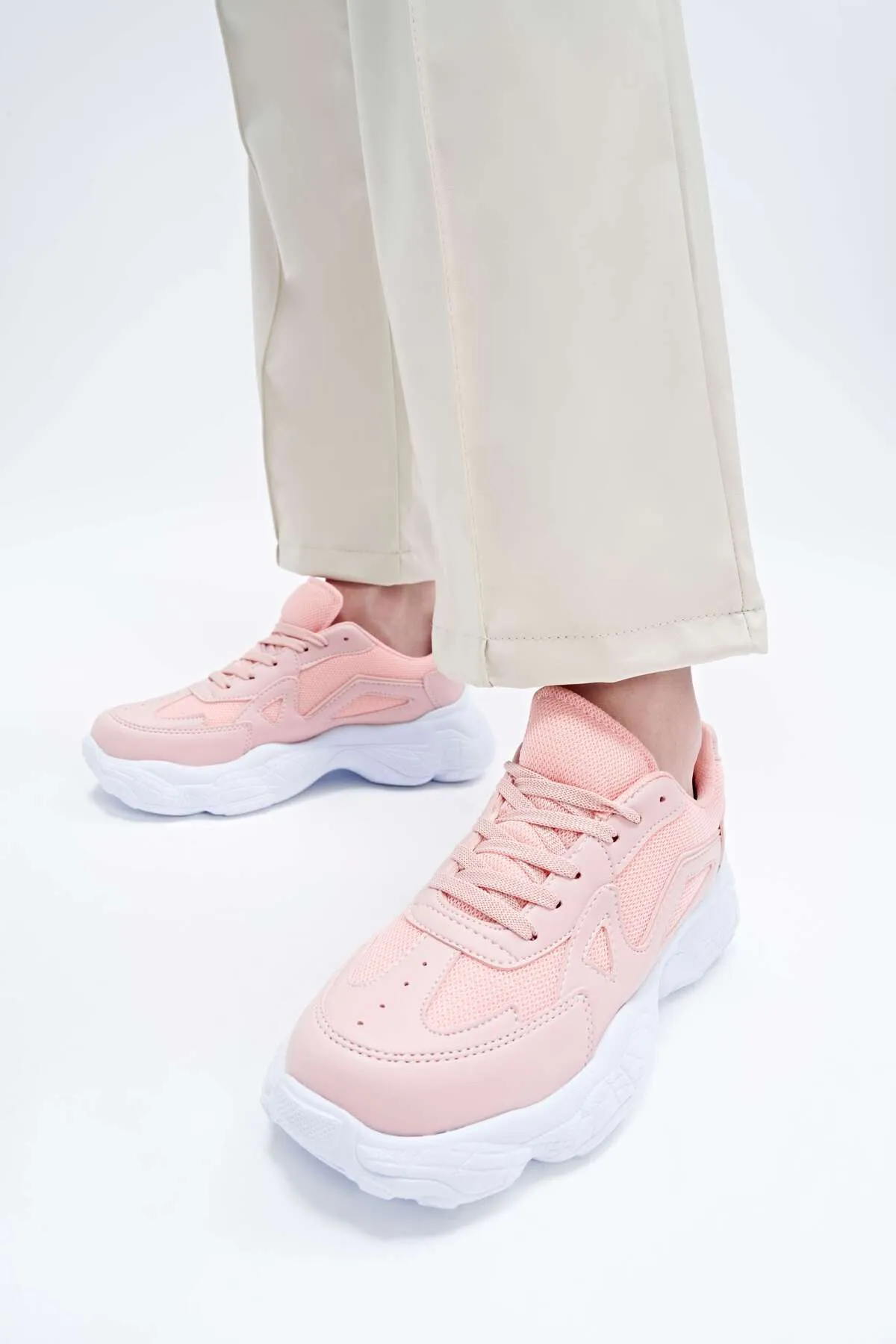 Yaya by Hotiç  Naturfarbener Damen-Sneaker 01AYY213480A330