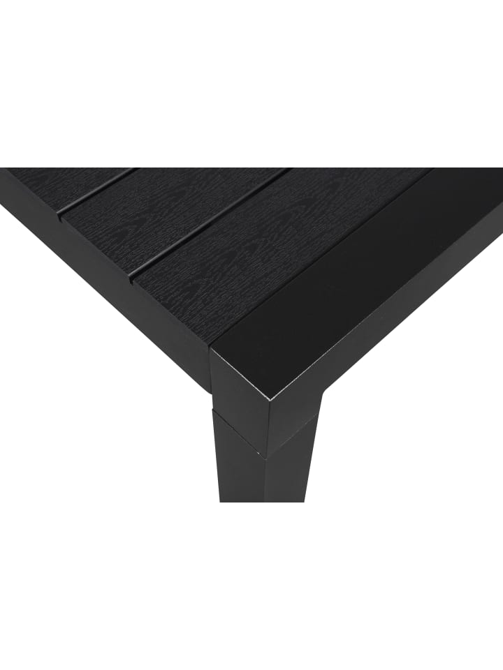 ebuy24 Gartentisch Efour Schwarz 275 x 100 cm günstig kaufen onesize