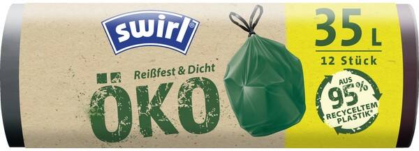 Swirl Müllsäcke 35 l Grün 12 Stück
