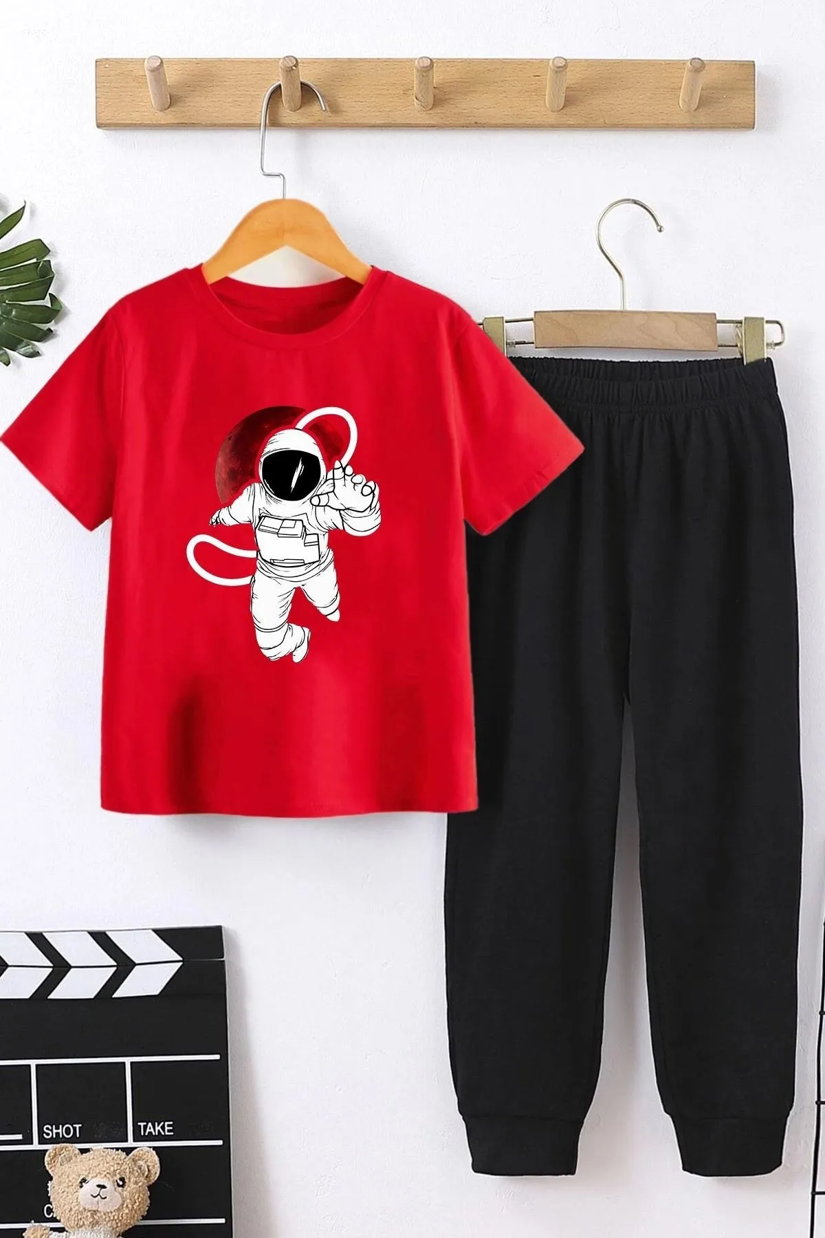 uyguntarz  Kids Nasa Bottom – Top-Trainingsanzug-Set