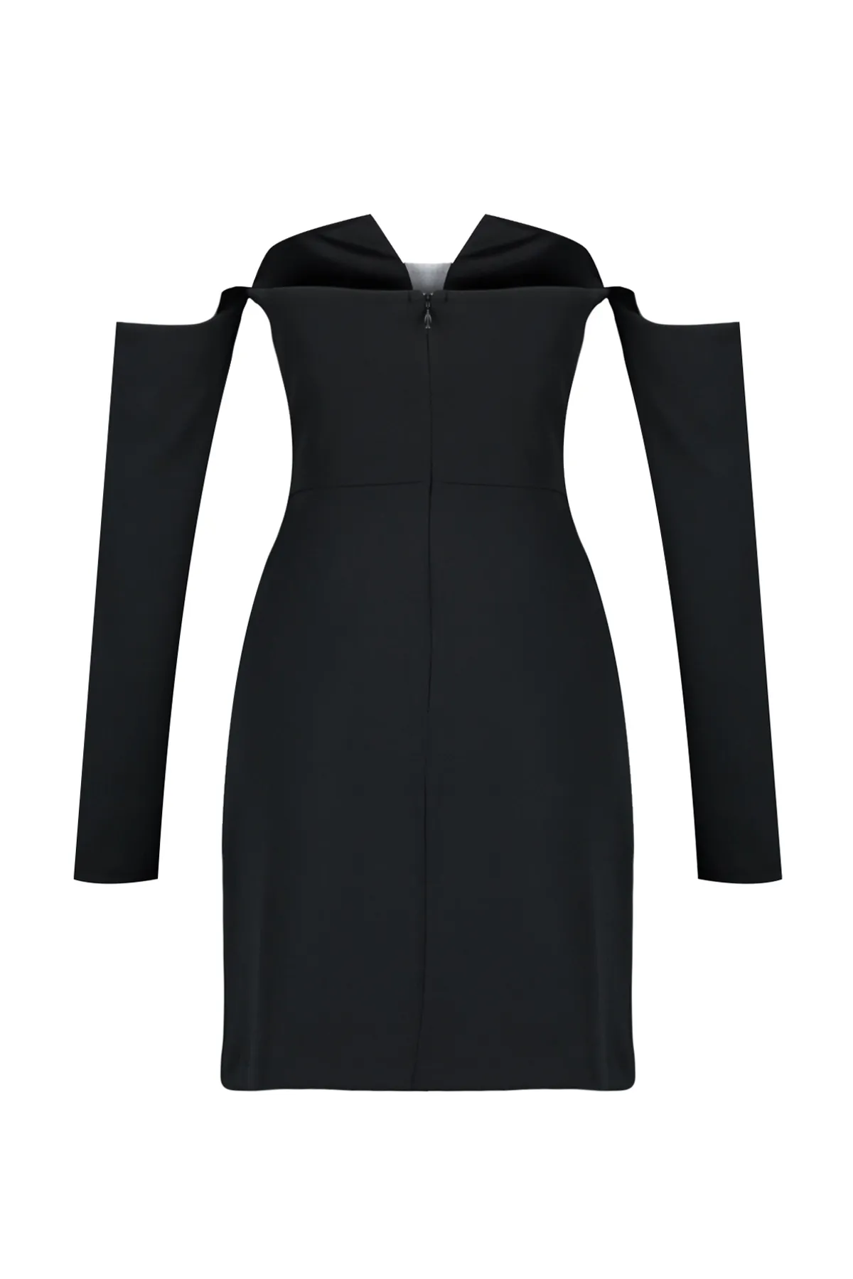 Trendyol Collection  Schwarzes, tailliertes, stilvolles Abendkleid TPRAW24EL00128