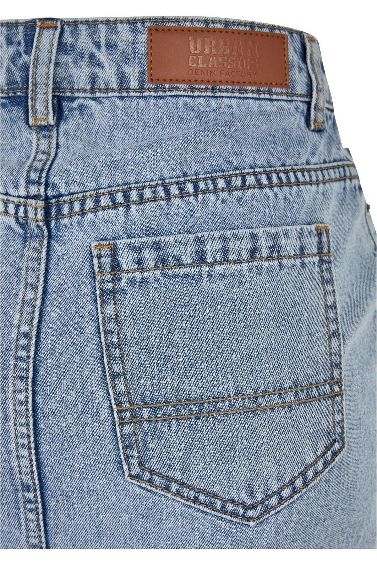 Urban Classics  Damen Ladies Midi Denim Skirt