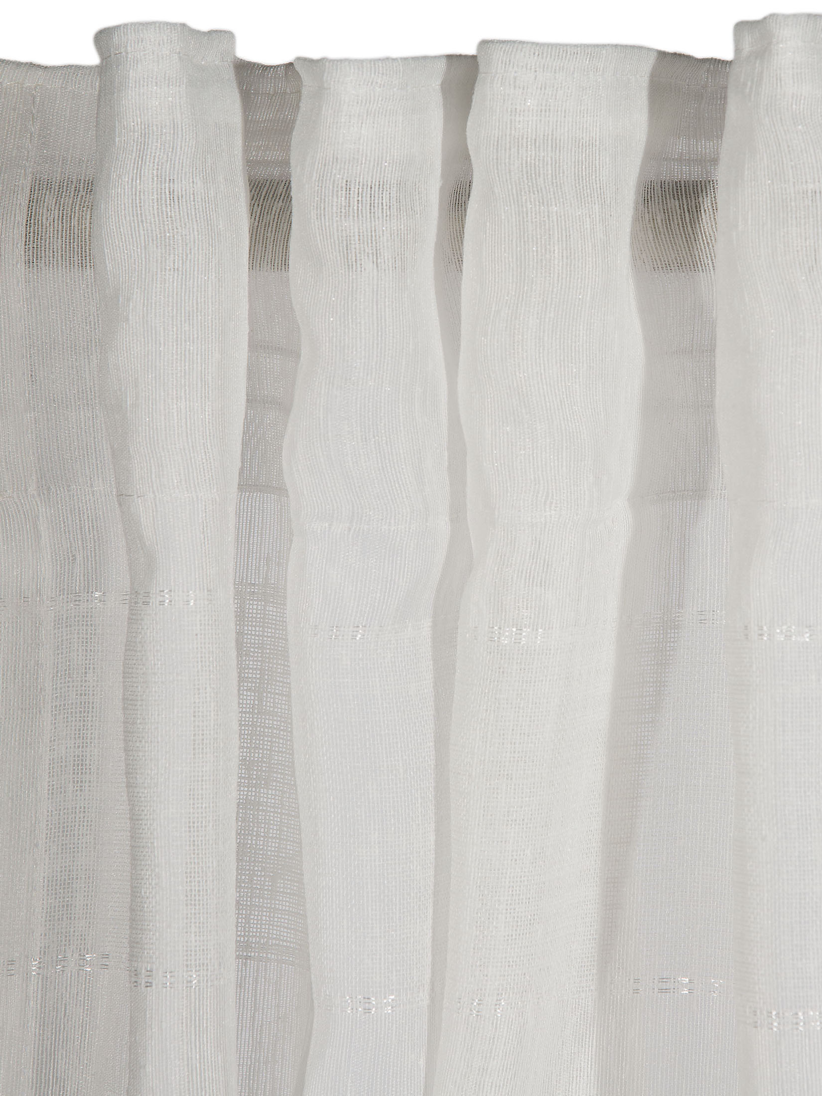 Aviva Vorhang mit Gardinenband, Ecru