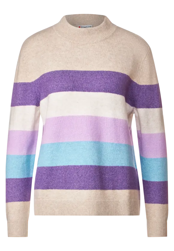 Street One Pullover mit Streifenmuster