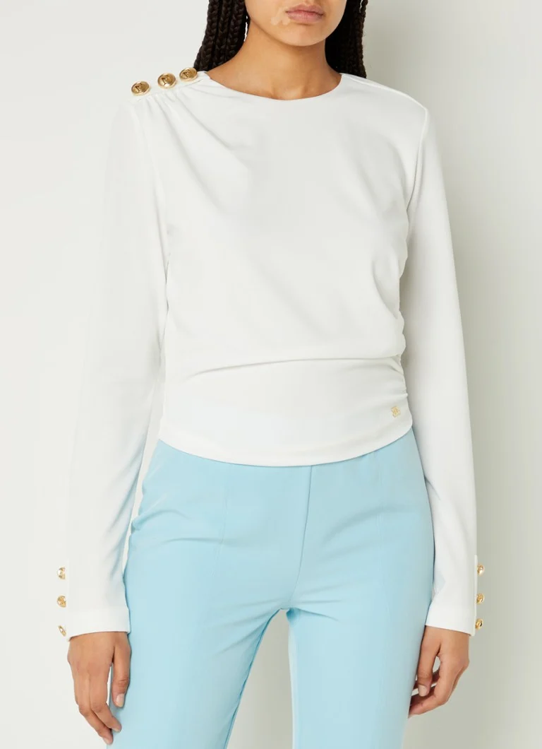 Top NIKKIE Byron con bottoni decorativi