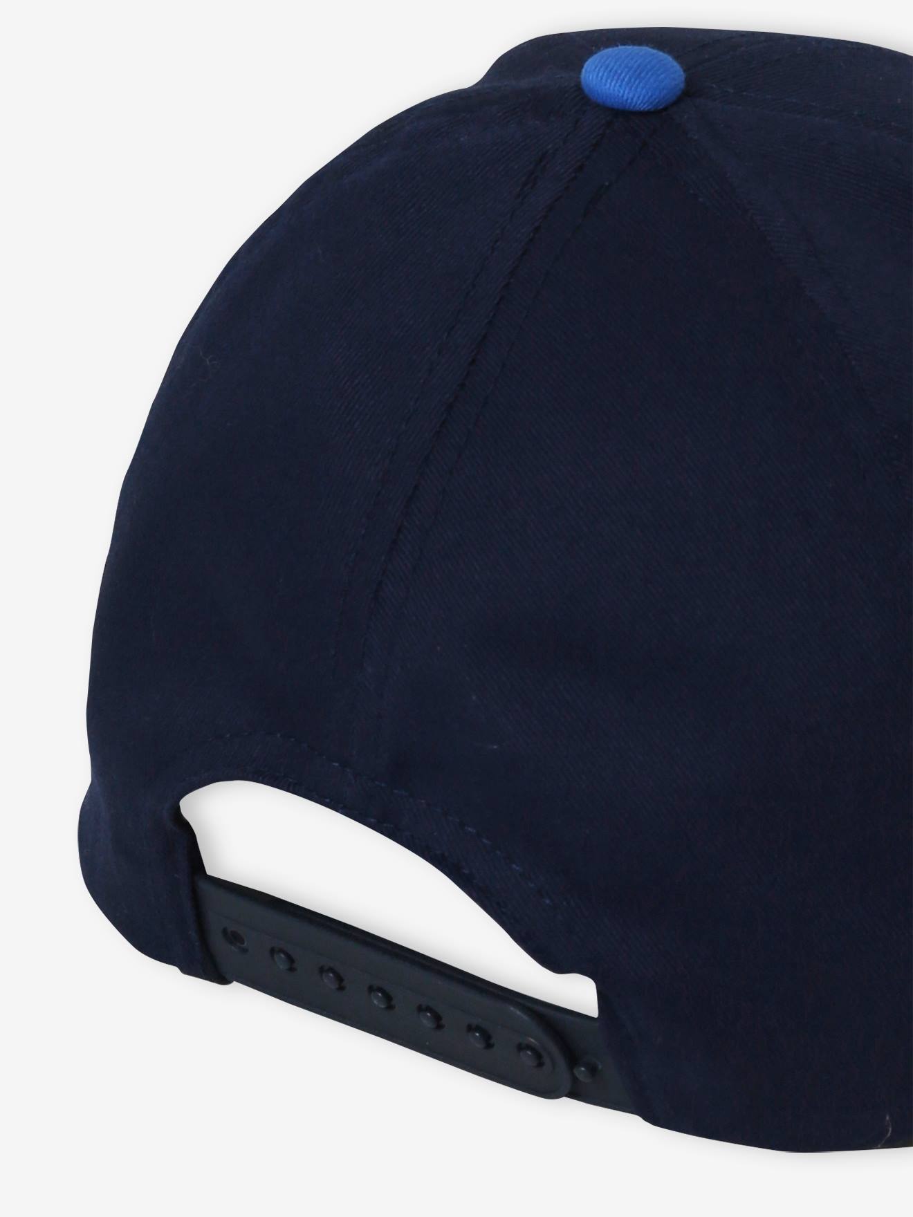 Casquette imprimée esprit tropical garçon marine