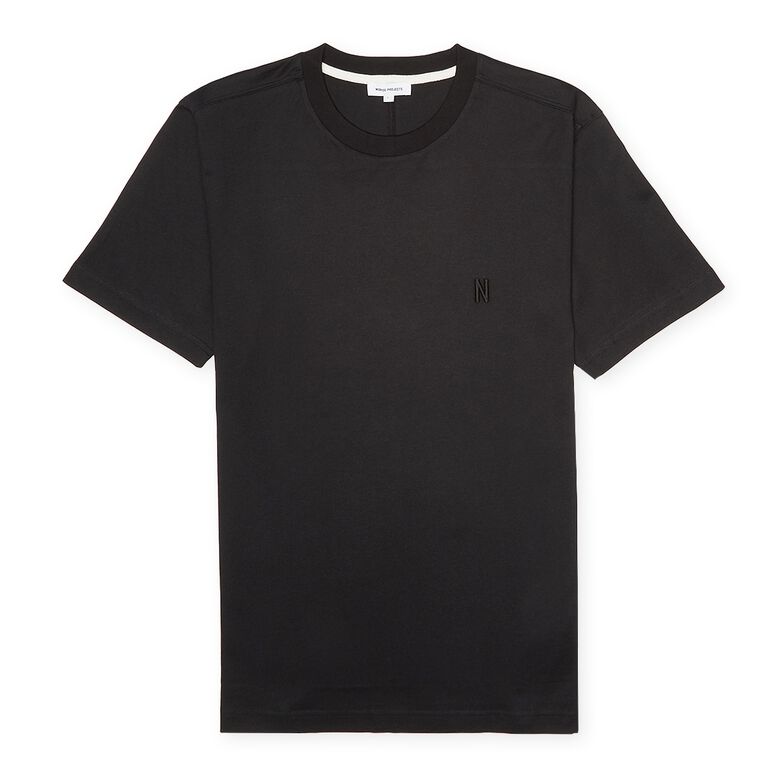 Norse Projects Johannes Organic N Logo T-shirt Black