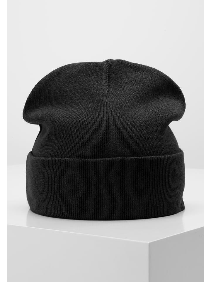 Oxmo Beanie OXBiene 21300548-ME Strickmütze mit Logobadge in Schwarz günstig kaufen onesize