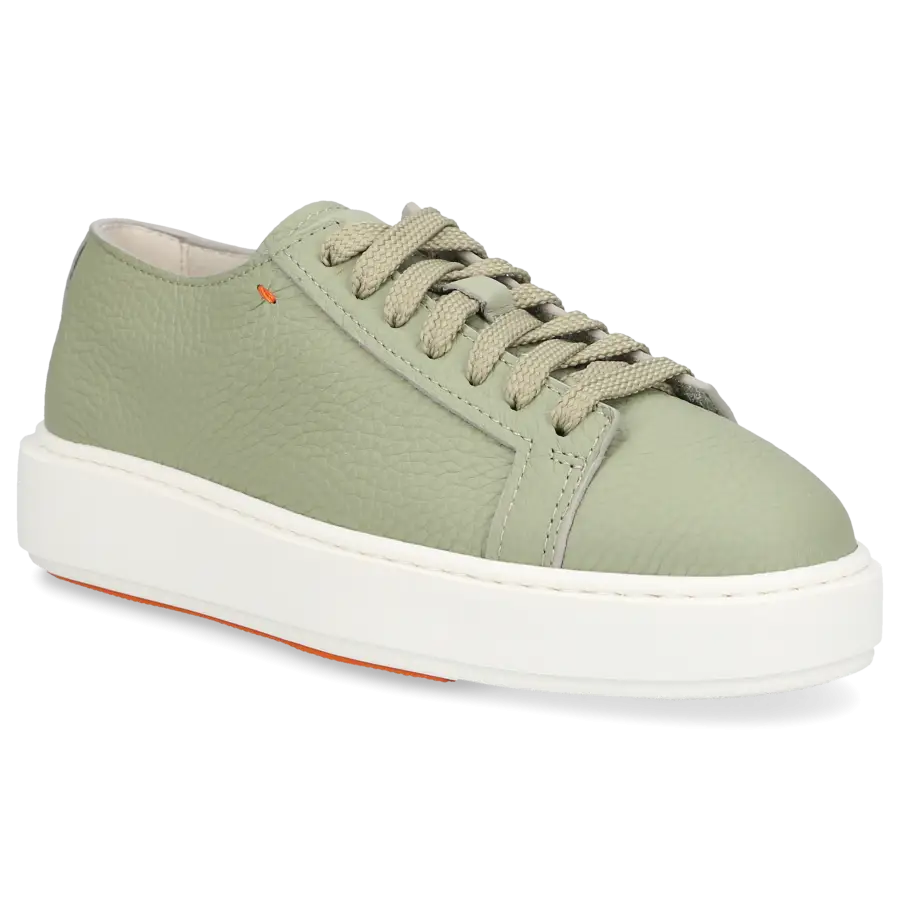 Santoni - Sneaker low 60919 Kalbsleder - grün