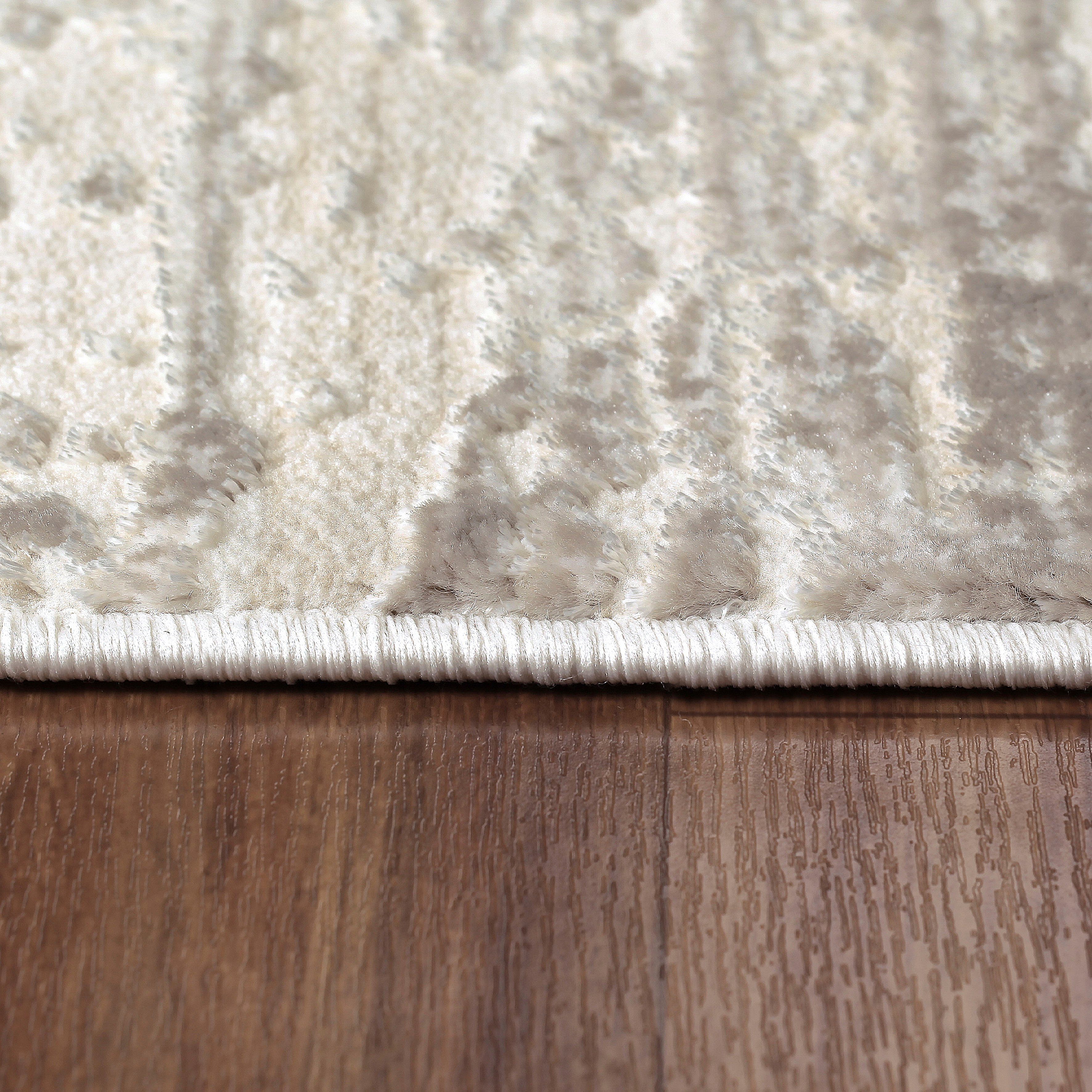 Teppich Harmony 3216, Sanat, rechteckig, Höhe: 12 mm, weicher moderner Kurzflorteppich, Wohnzimmer