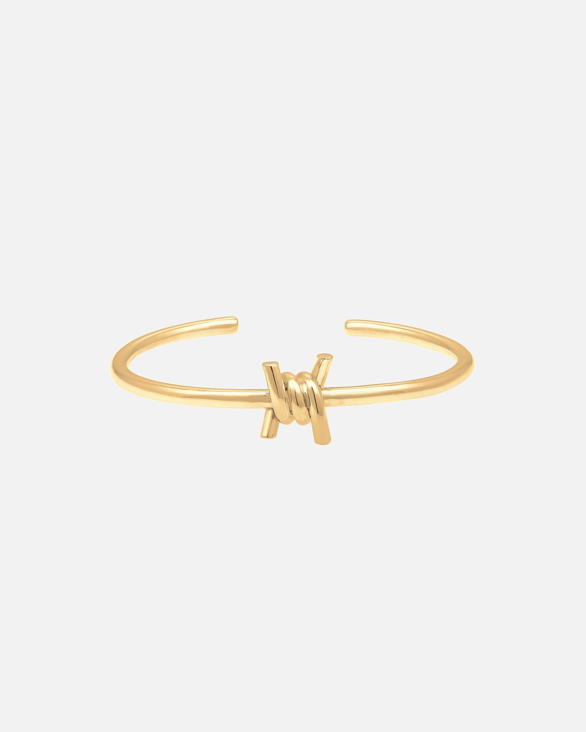 Elli Women's Trendy Blogger Knot Arm Ring in 925 Sterling Silver Gold Plated