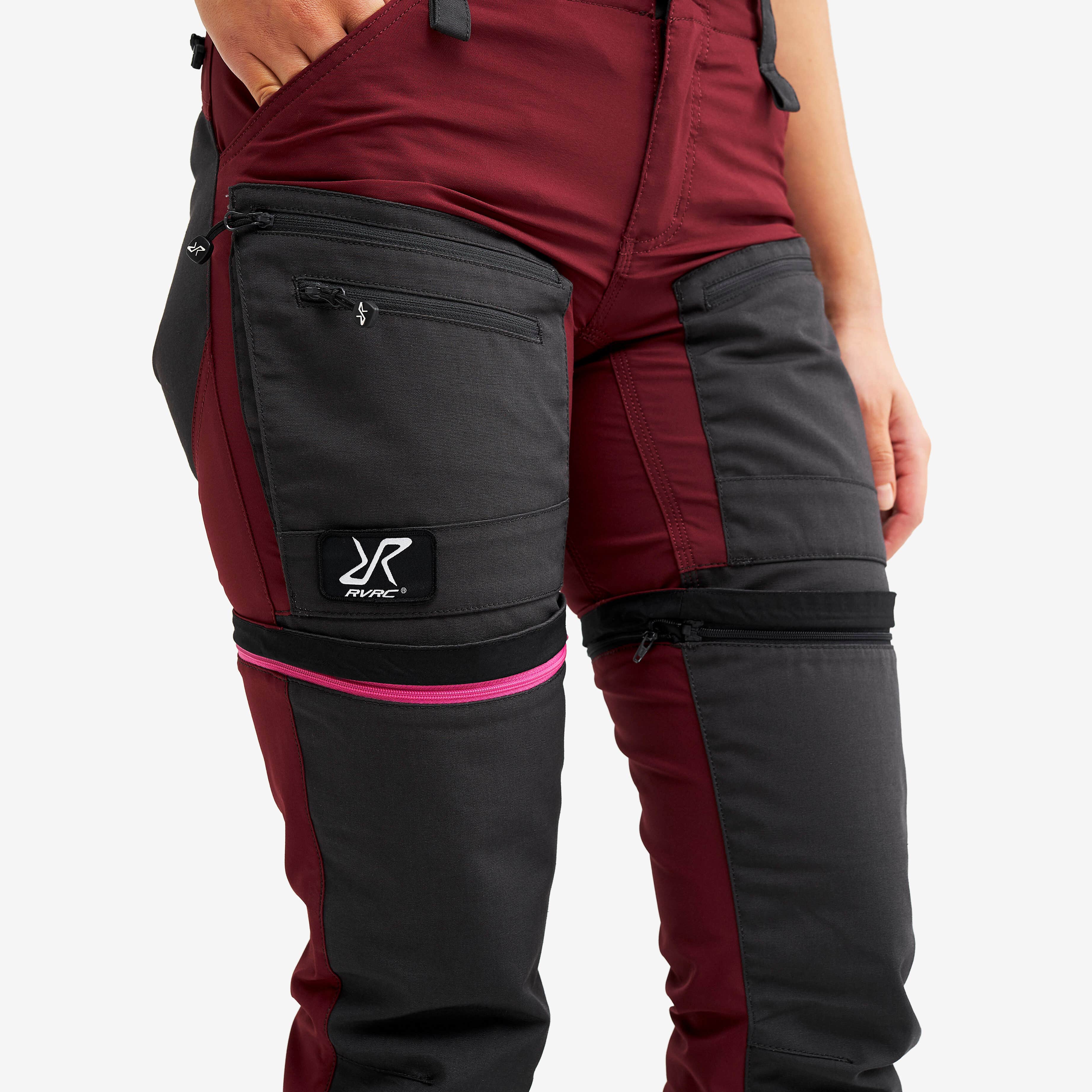 RVRC GP Pro Zip-off Pants Femme Bison Red