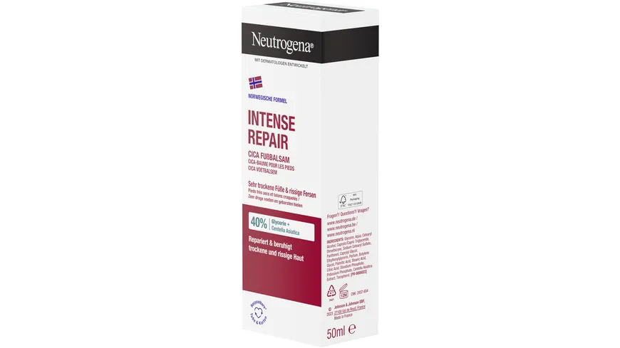 Neutrogena Norwegische Formel Intense Repair Reparierender Fußbalm 50 ml