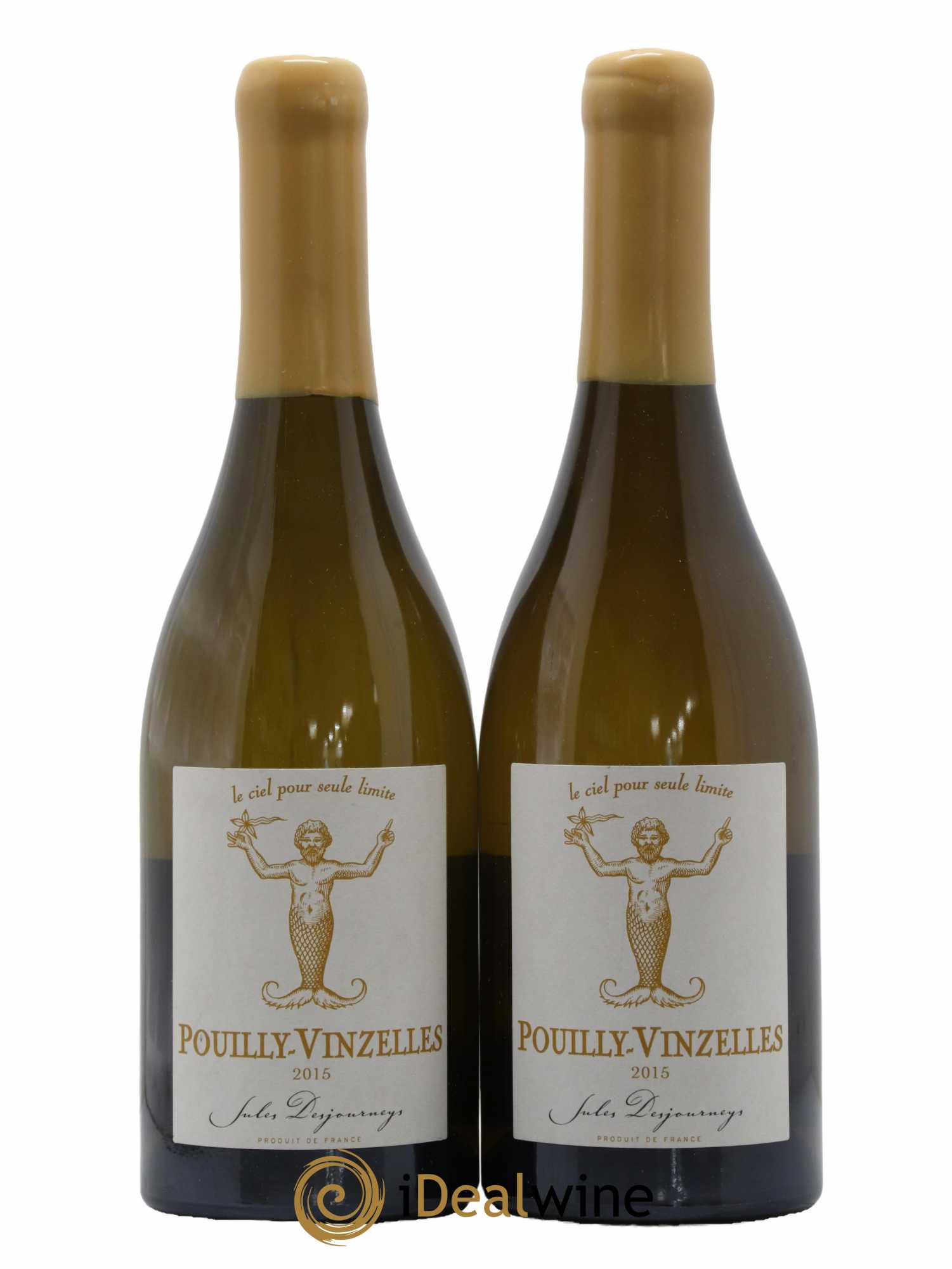 Pouilly-Vinzelles Les Longeays Jules Desjourneys  2015 - Lot de 2 Bouteilles