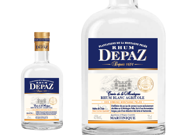 Rhum Depaz Blanc Dégustation Cuvée de la Montagne