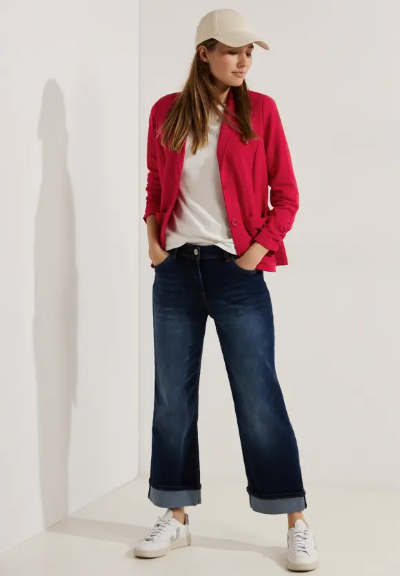CECIL Sweatblazer mit Raffung