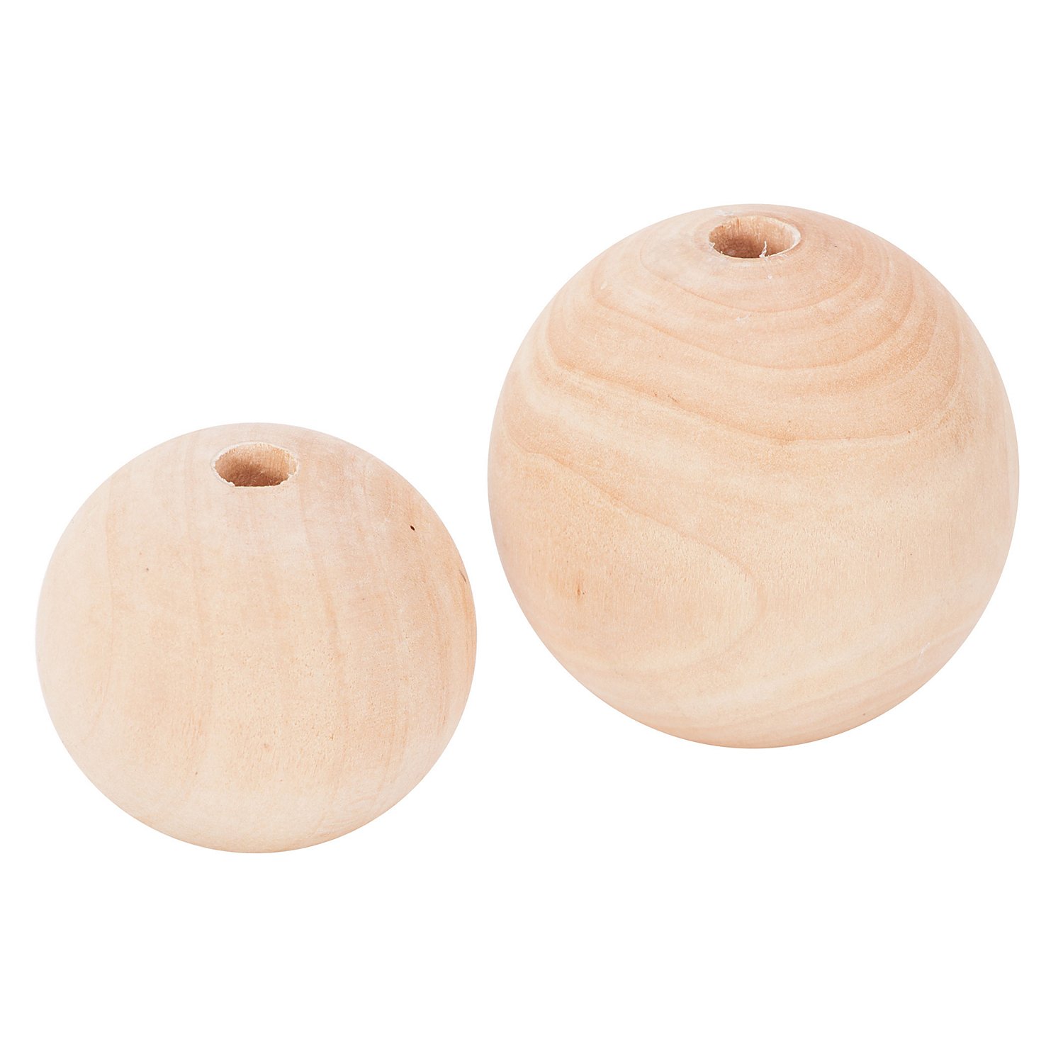 Holzkugeln, 20 + 30 mm Ø, 20 Stück