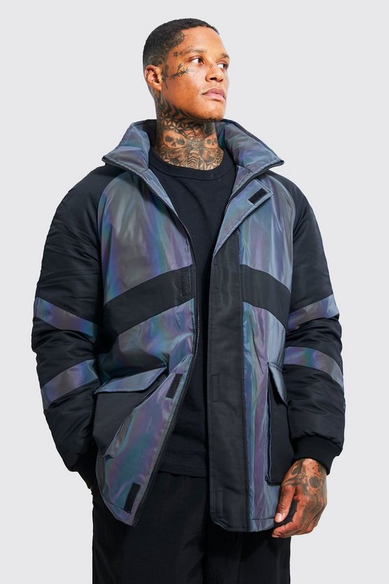 Parka mit reflektierendem Detail