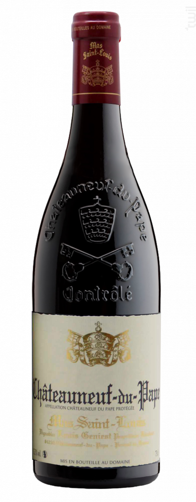 Mas Saint Louis Mas Saint-Louis Vin Rouge●Châteauneuf-du-Pape 2020 75cl