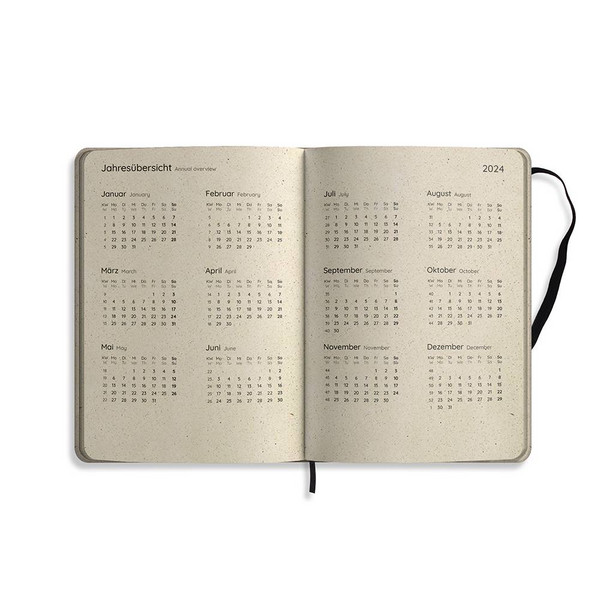 MATABOOKS - KALENDER SAMAYA 2024 FARBE: PURPLE (DE/EN) - Kalender