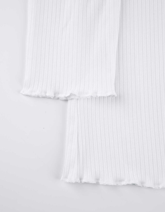Langarmshirt - Rippenstruktur