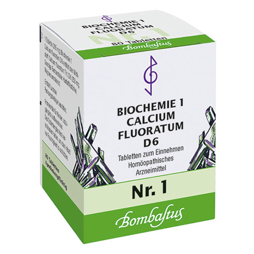 BIOCHEMIE 1 Calcium fluoratum D 12 Tabletten  80 St  Tabletten
