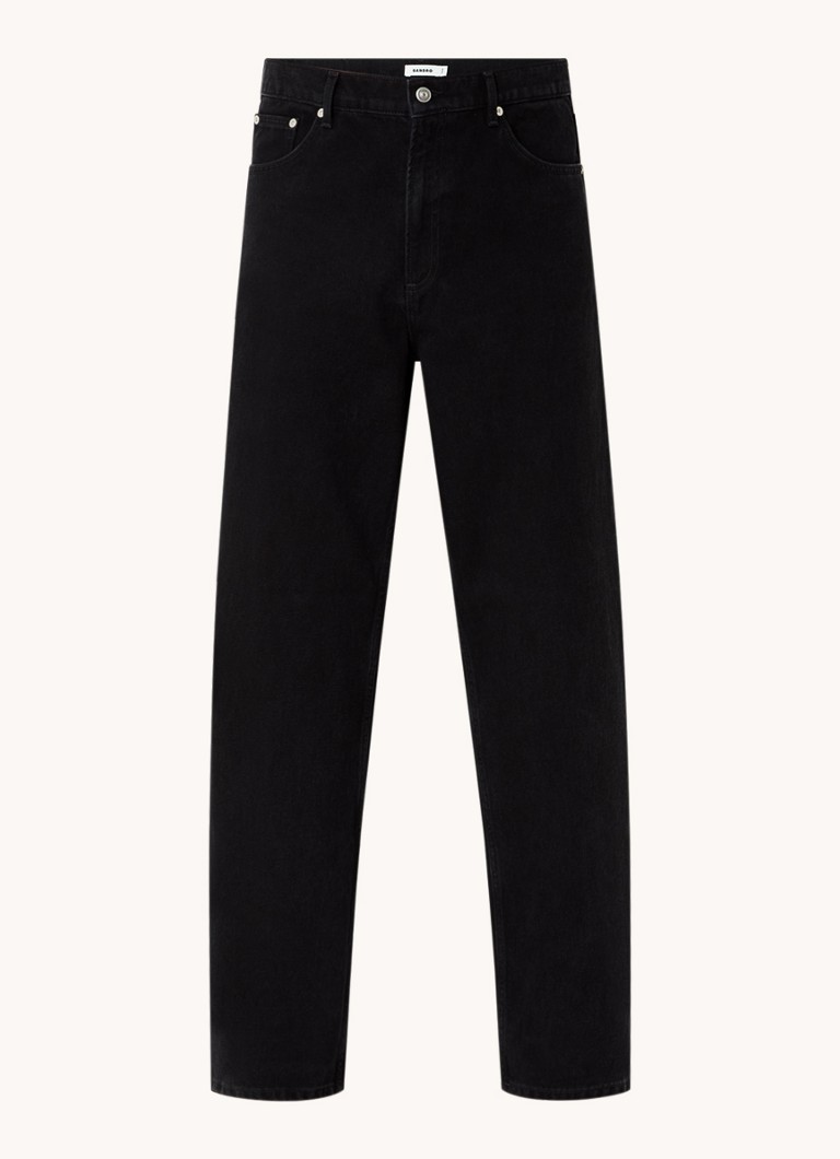 Jeans Sandro a gamba larga con lavaggio colorato