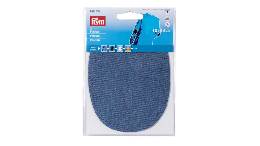 Prym Jeans-Patches 10 x 14 cm mittelblau mittelblau