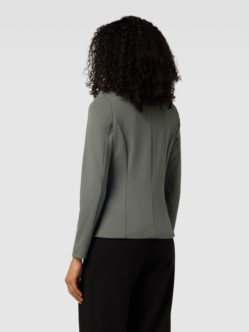 Blazer mit Eingrifftaschen und Knopfverschluss Modell 'Daniela' in schilf