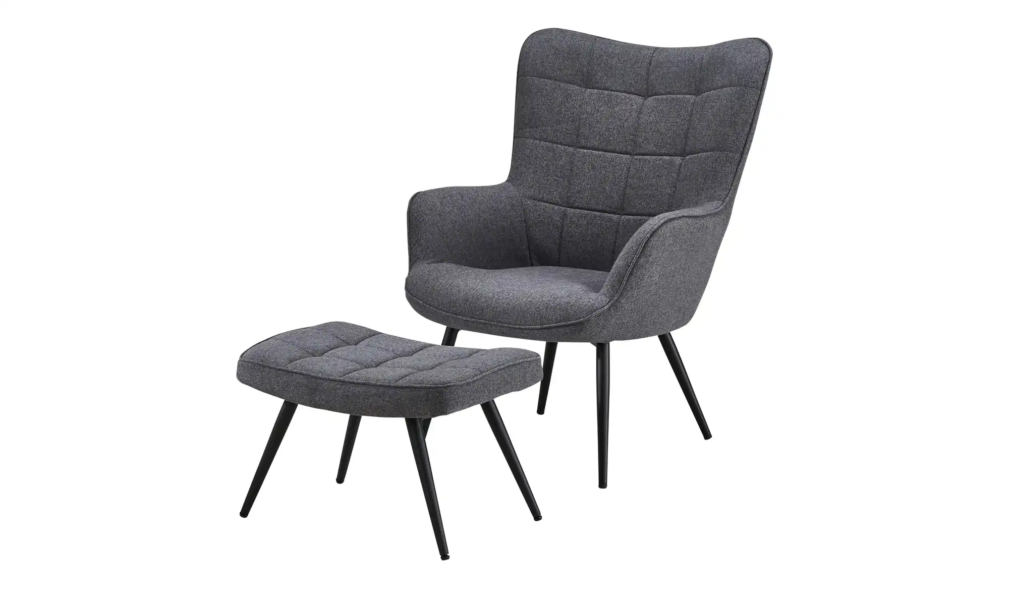 Sessel mit Fußhocker