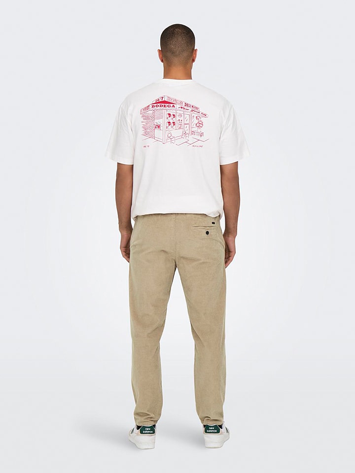 ONLY & SONS Hose in Beige günstig kaufen