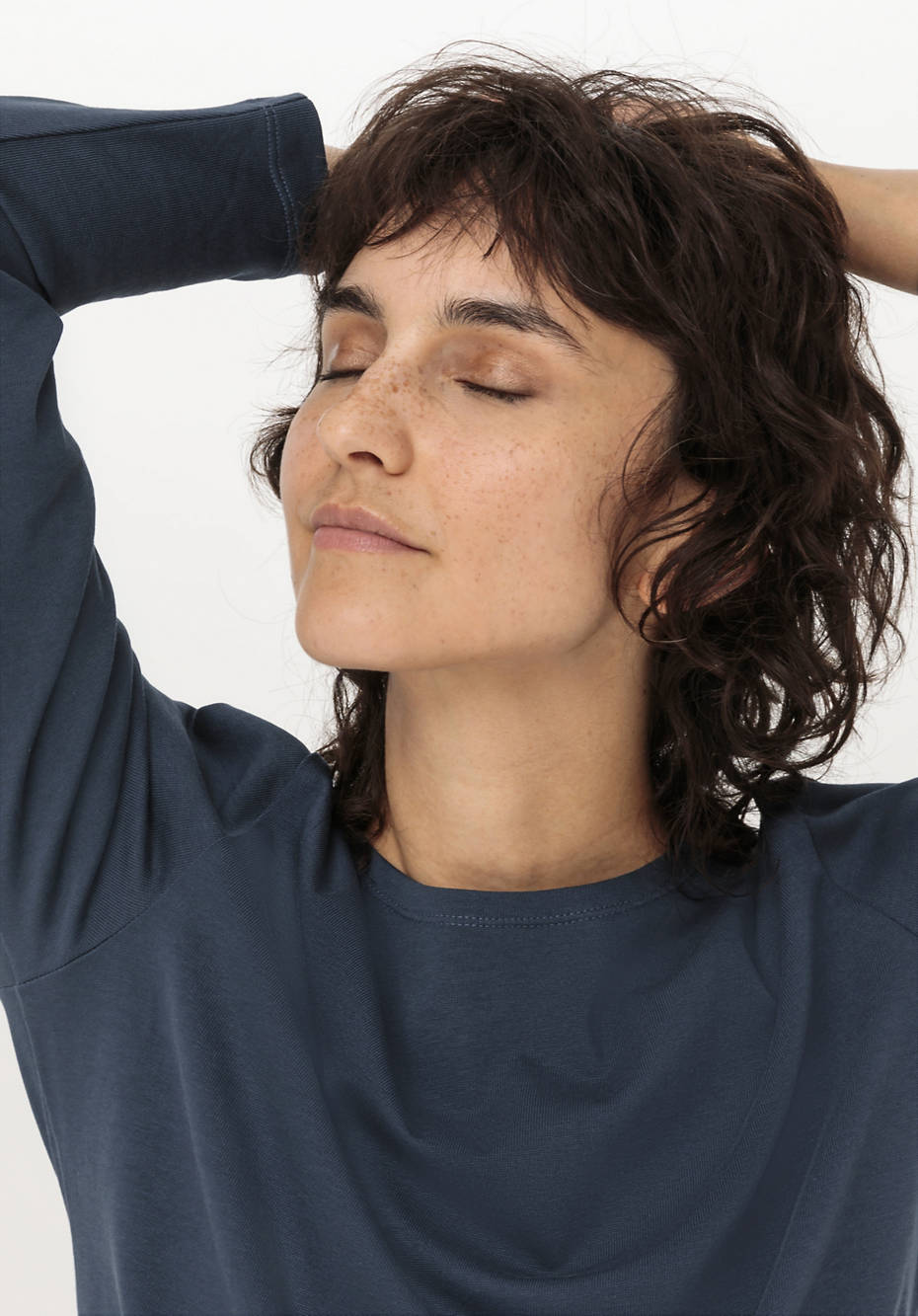 Langarmshirt aus reiner Bio-Baumwolle