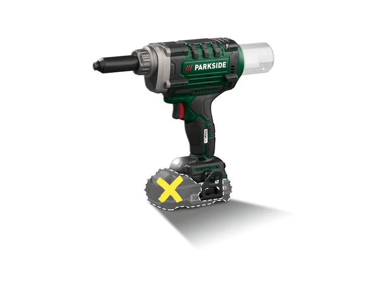 Rebitadeira sem fio PARKSIDE® para entalhes de persiana PBNSG 20-Li A1, 20 V