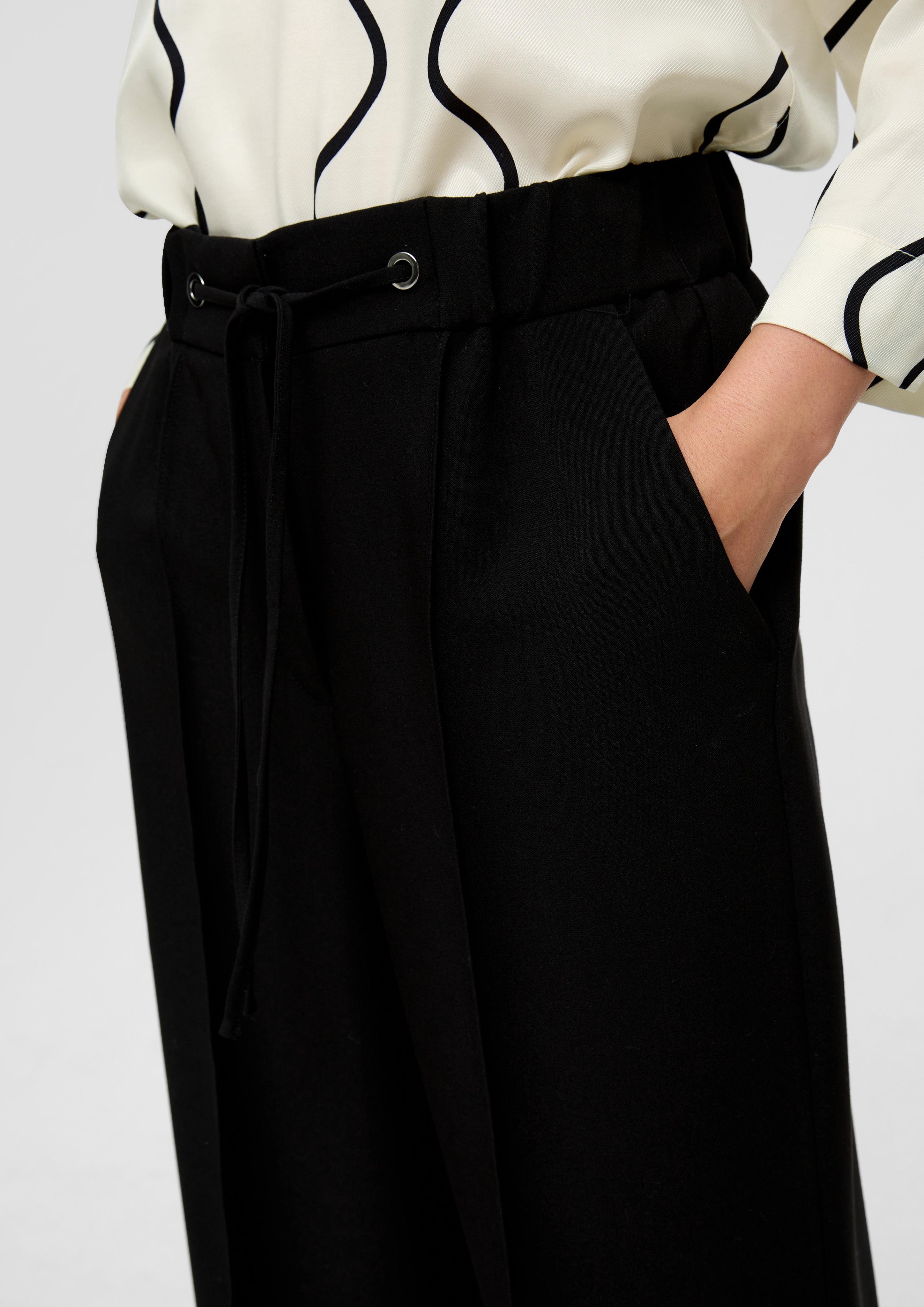 Regular: Stoffhose mit Ziernaht  2136085-9999